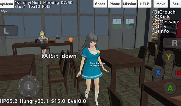 校园女生模拟器mod英文版图2