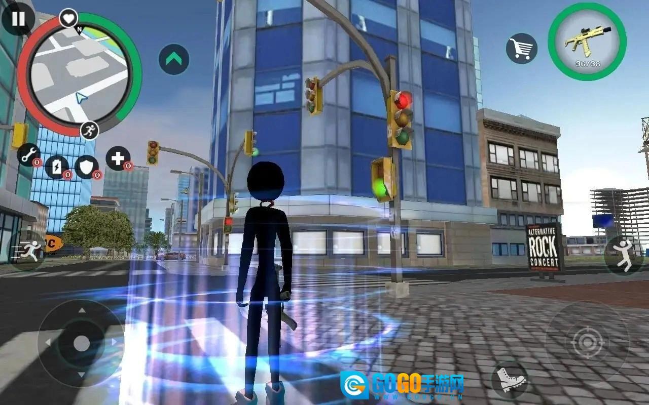 火柴人绳索英雄2(老版图4