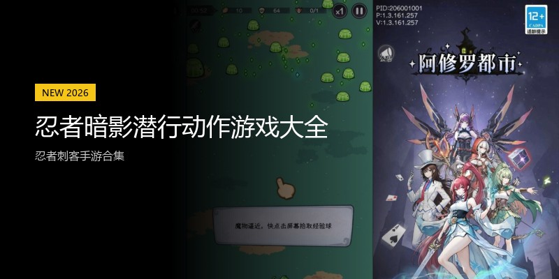 忍者暗影潜行动作游戏大全