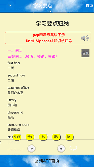 小学四年级英语下册