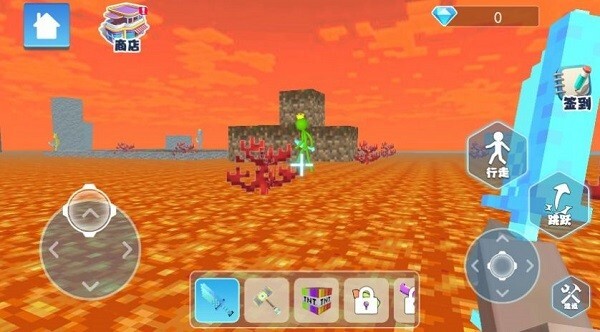 火柴人VS沙盒世界游戏图1