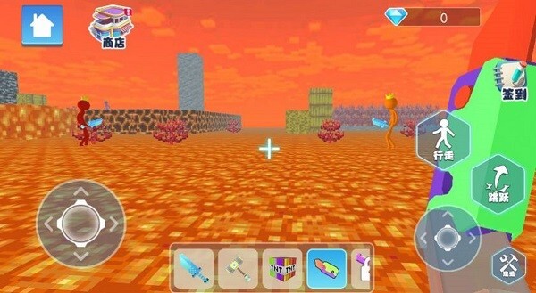 火柴人VS沙盒世界游戏图3
