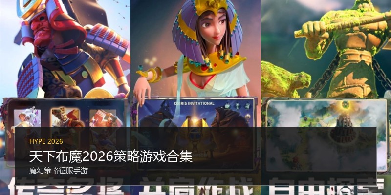 天下布魔2026策略游戏合集