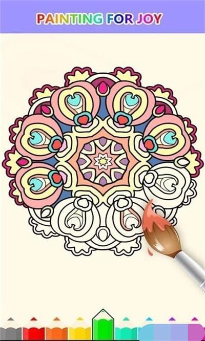 秘密花园数字填色图3