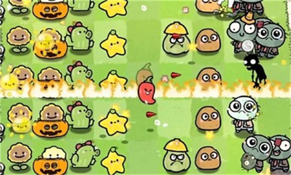 萌化版植物爆射僵尸王官方版图3