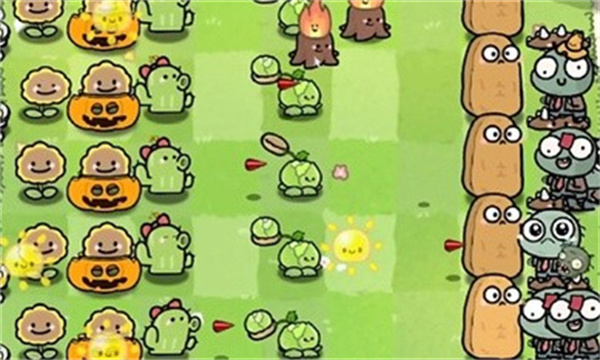 萌化版植物爆射僵尸王官方版图2