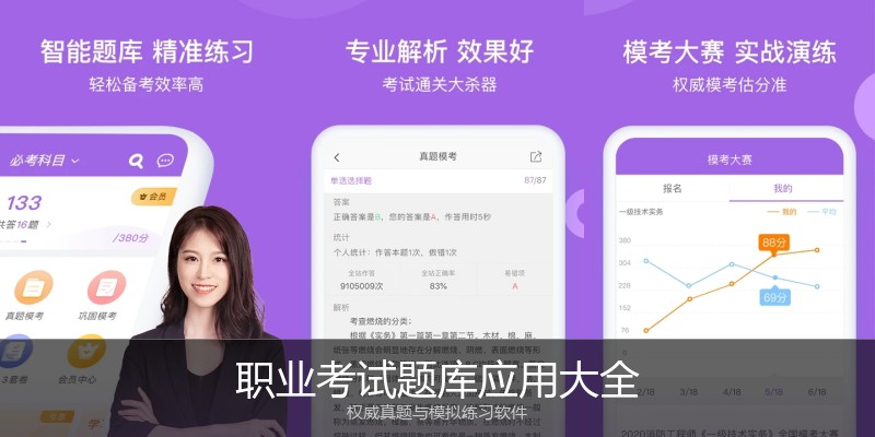 职业考试题库应用大全