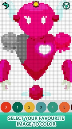 机器人涂色书截图1