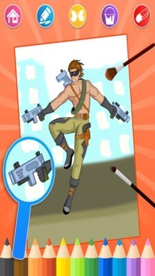 超级英雄填色图4