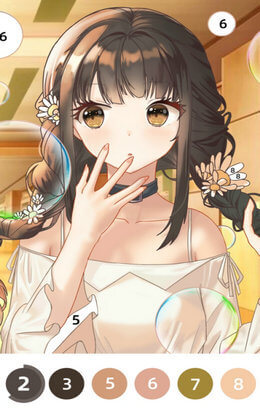 花花数字填色(2)