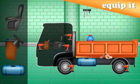 卡车建造城市房屋(1)