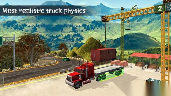 卡车驾驶上坡装载机和自卸车(3)