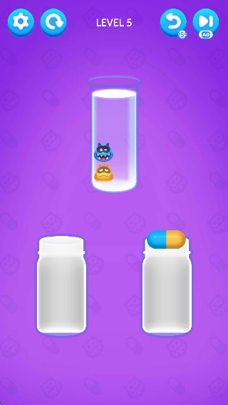 彩色药丸排序拼图(3)