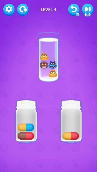 彩色药丸排序拼图(1)