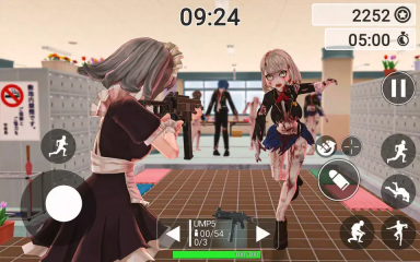 动漫女孩僵尸猎人(1)