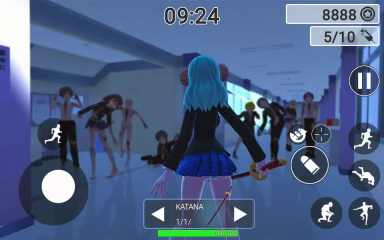 动漫女孩僵尸猎人(4)