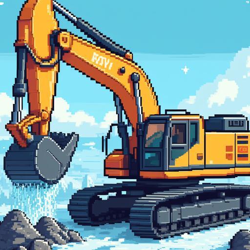 挖掘飞行机器人