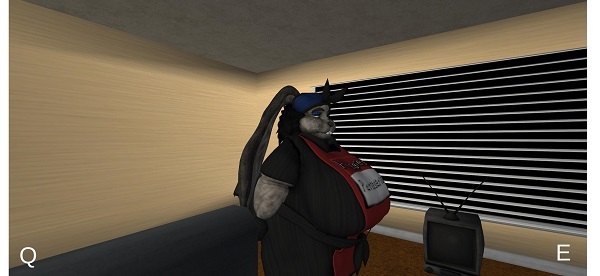 可怕的人在窗口拥抱图2