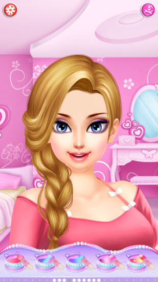 公主婚礼换装和化妆(1)