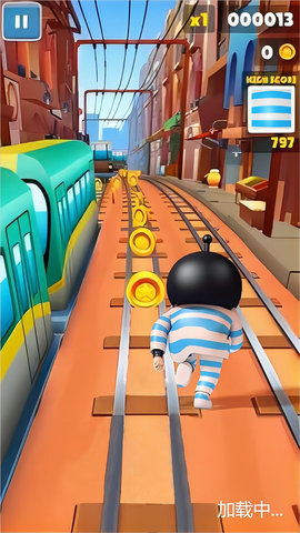 仔仔跑酷向前冲截图1