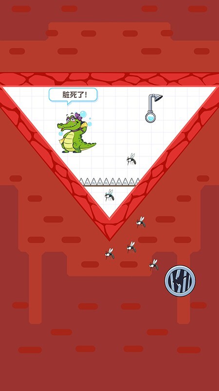 小鳄鱼洗洗澡图3