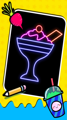 儿童画画水果涂色(3)