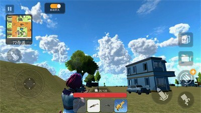 女战士跳伞枪战图2