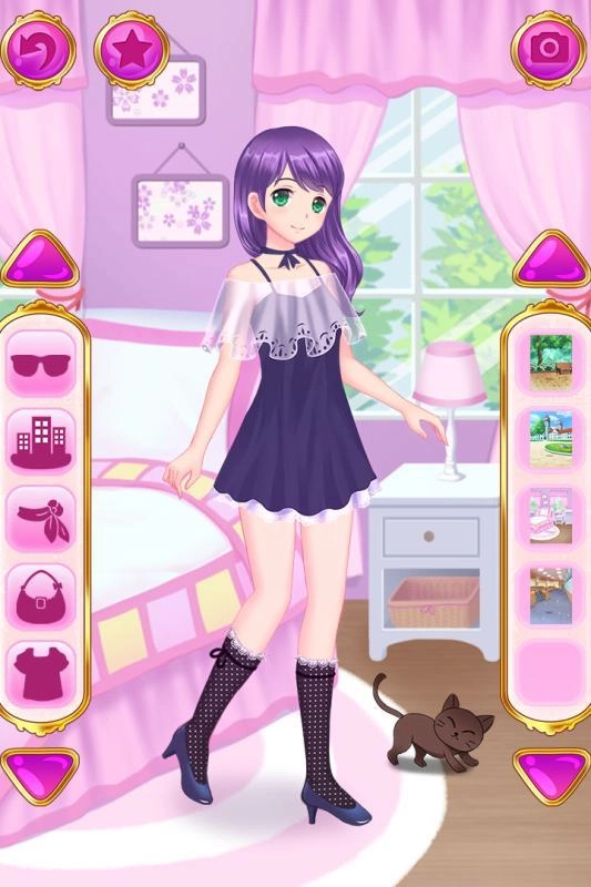 时尚女孩的装扮秀游戏(2)