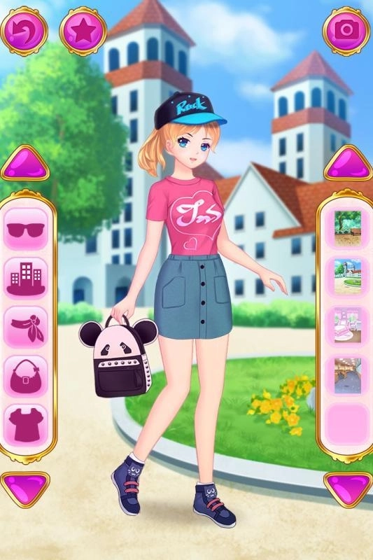 时尚女孩的装扮秀游戏(3)