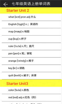 七年级英语上册语音版图2