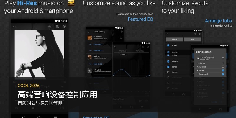 高端音响设备控制应用