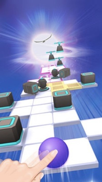 天空的滚动球球(1)