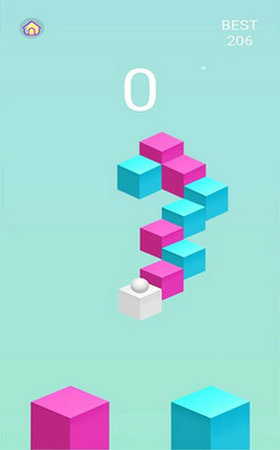 粉蓝跳跳球游戏(3)