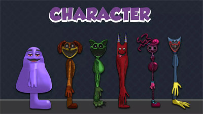 蓝色怪物布娃娃之战图1