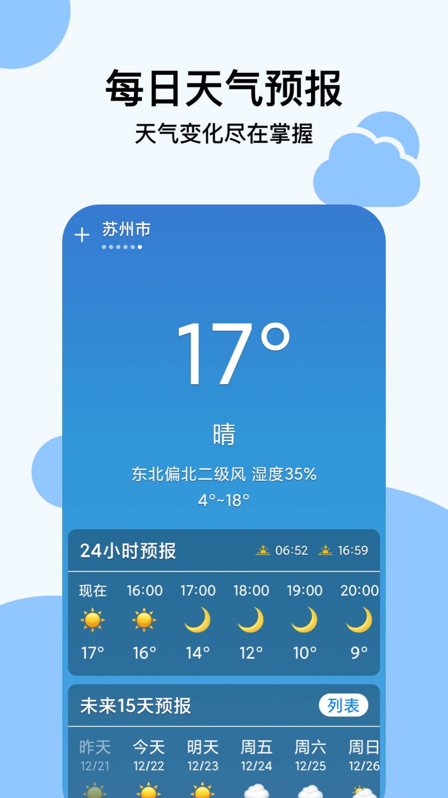 穿衣天气预报(3)