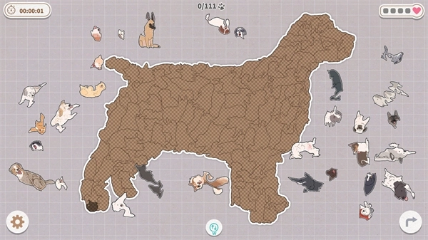 挤在一起的狗狗手机版