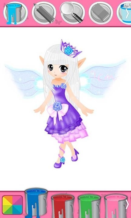 精灵公主爱画画游戏图2