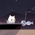 垂钓猫猫