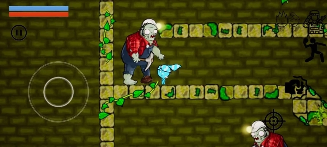 冰火人大战僵尸图2