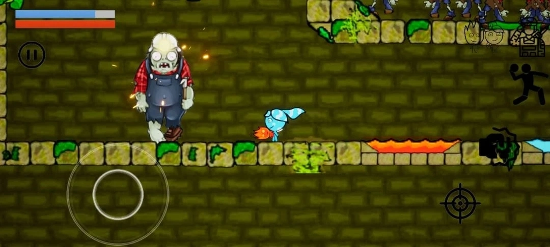 冰火人大战僵尸图1