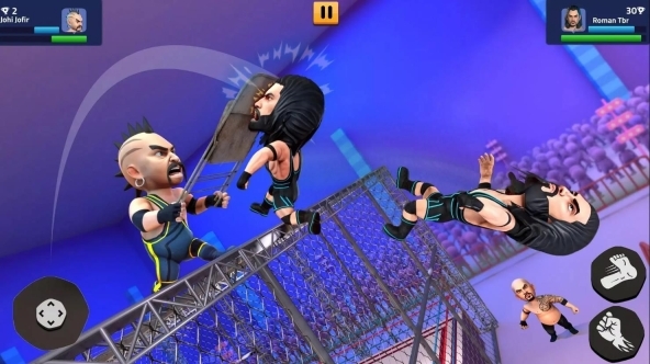 大头娃娃摔跤图2