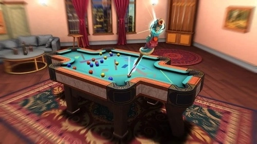 真实3d台球明星之路国际版图3