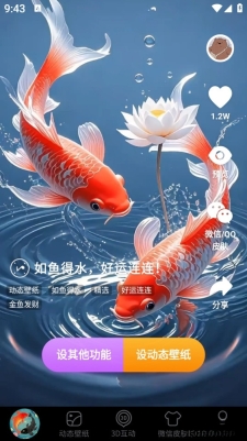 锦鲤金鱼壁纸(1)