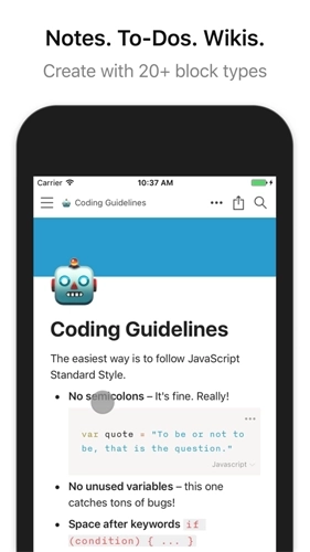notion团队协作版