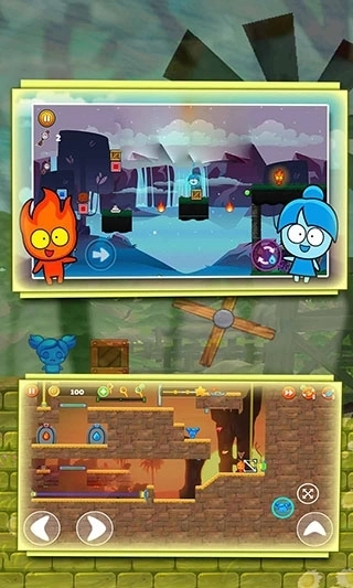 冰火人大逃亡小游戏