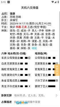 天机六爻排盘图4