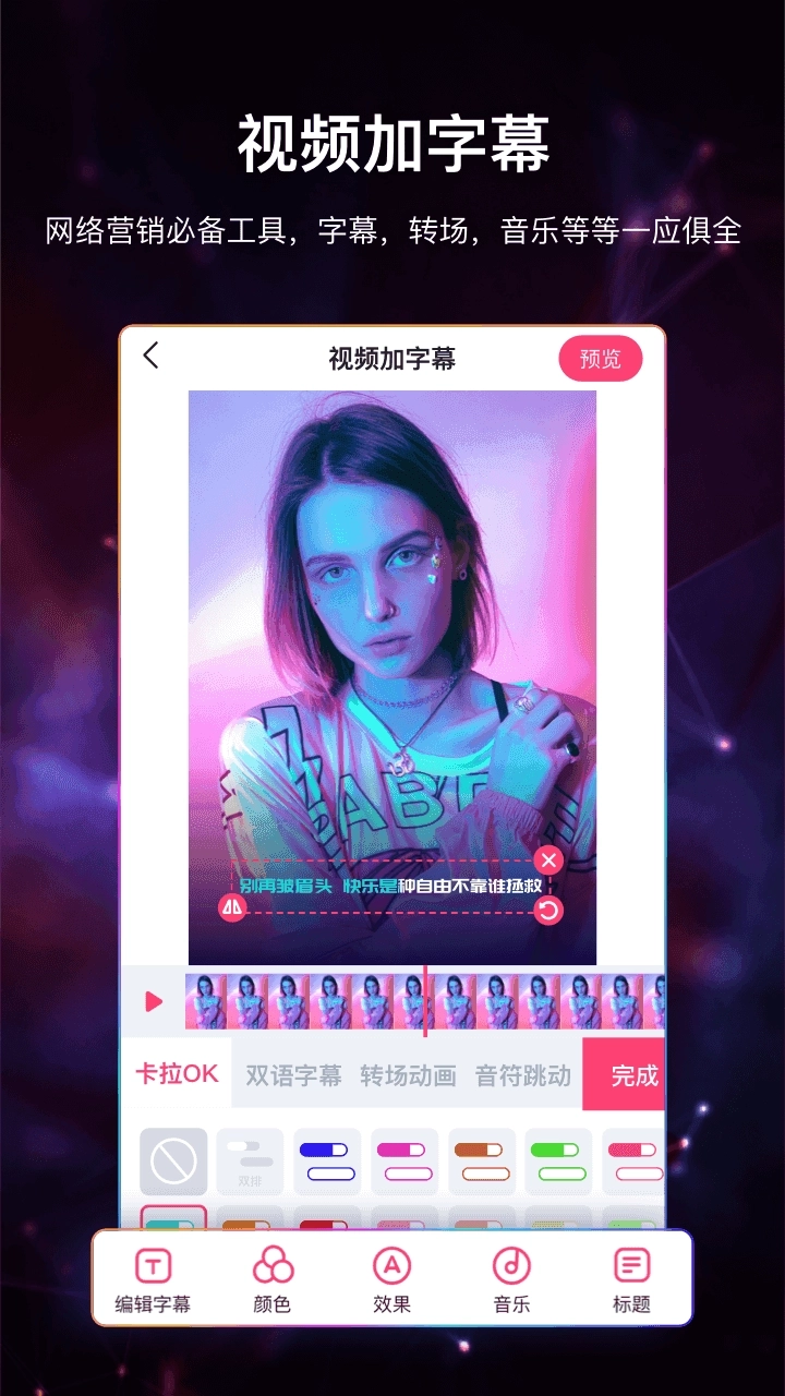 视频加字幕专业版