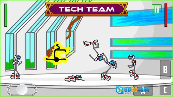 火柴人沙雕格斗图1