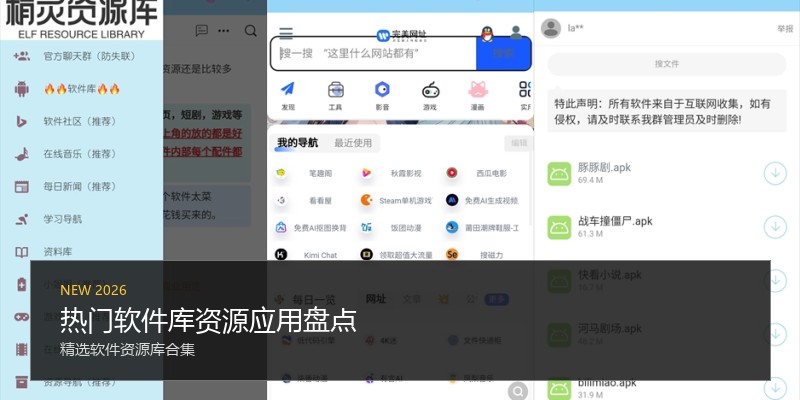 热门软件库资源应用盘点