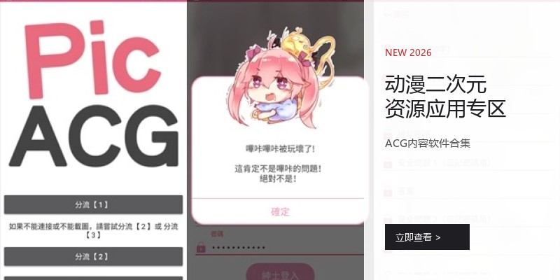 动漫二次元资源应用专区